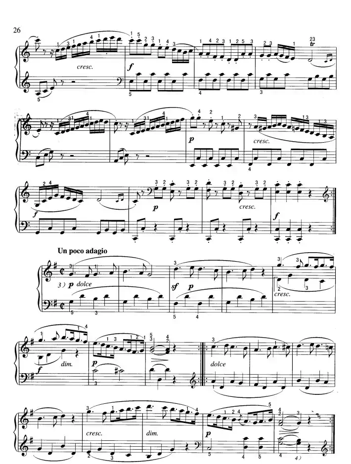 小奏鸣曲（Sonatine,op.36-3）