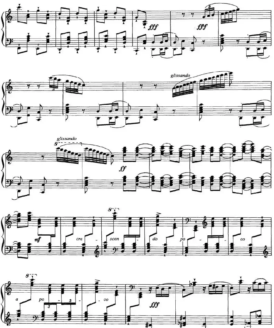 柴可夫斯基18首钢琴小品Op.72（18.Scene dansante(invitation au trepak)）