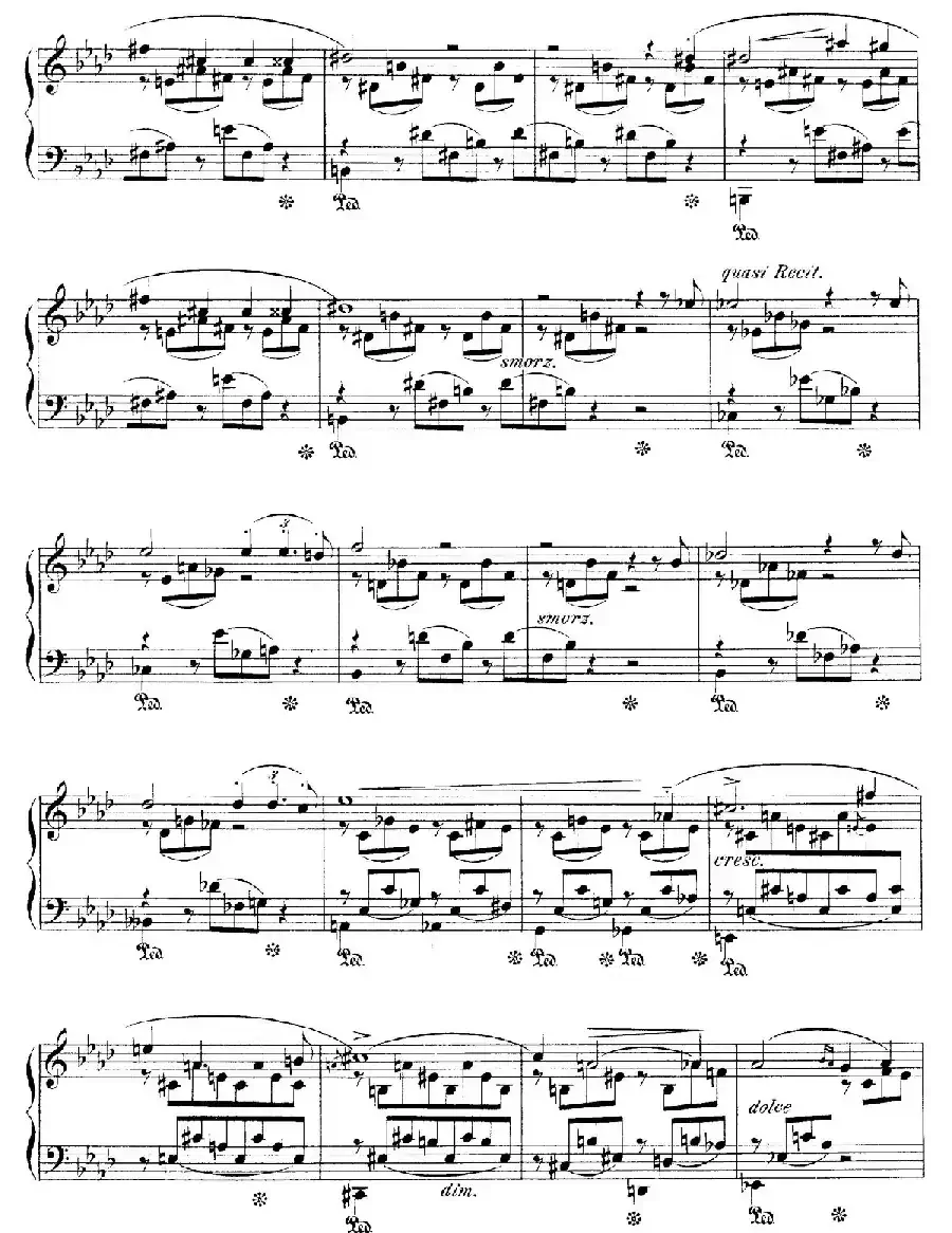Notturnos S.541（3首夜曲“爱之梦”·1）