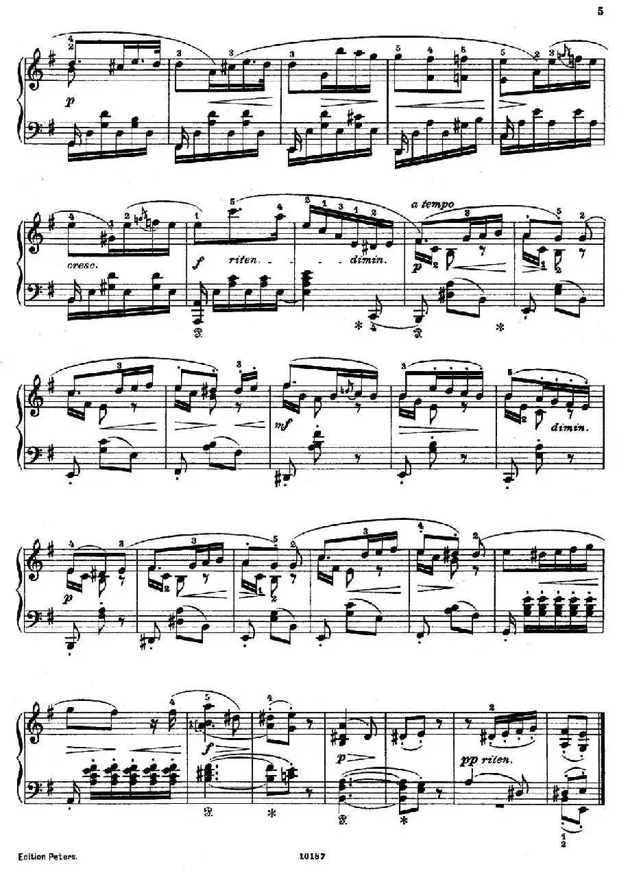 Akvareller Op.19（水彩画·1. 悲歌）