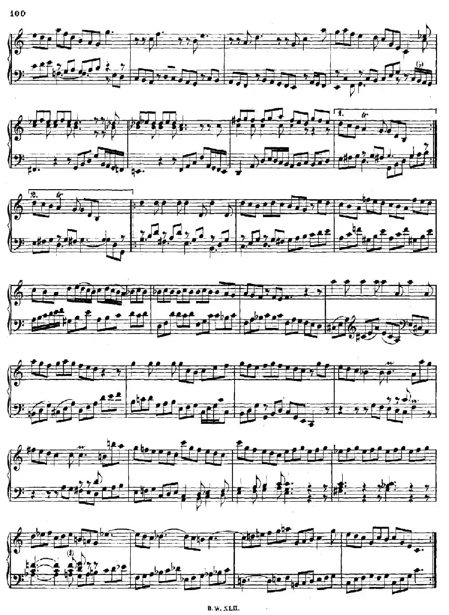 16 Concertos BWV 972-987（十六首为独奏古钢琴而作的协奏曲）（P41——50）