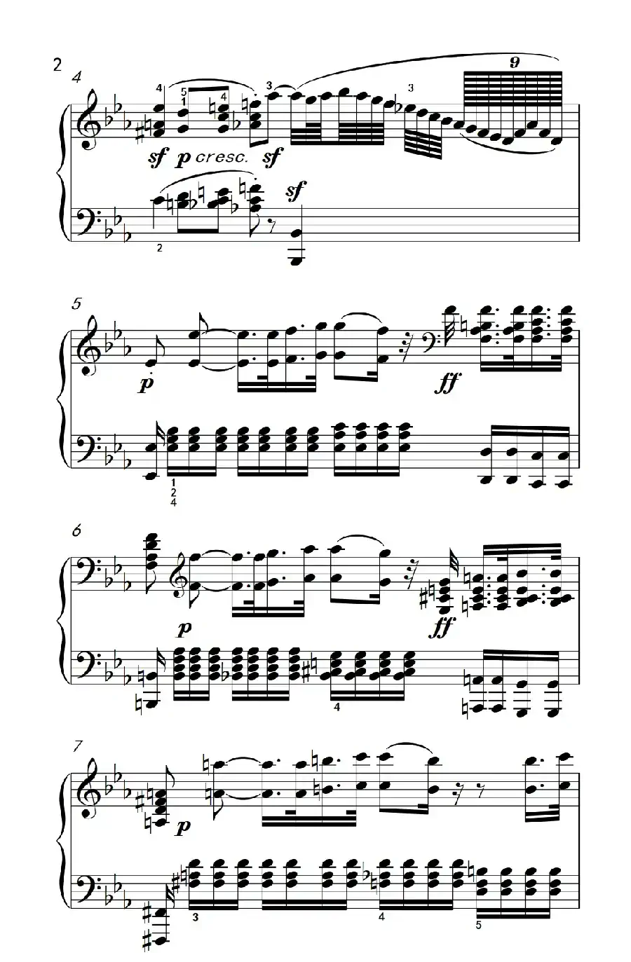 第八钢琴奏鸣曲（悲怆） 极慢的慢板序奏转辉煌的快板