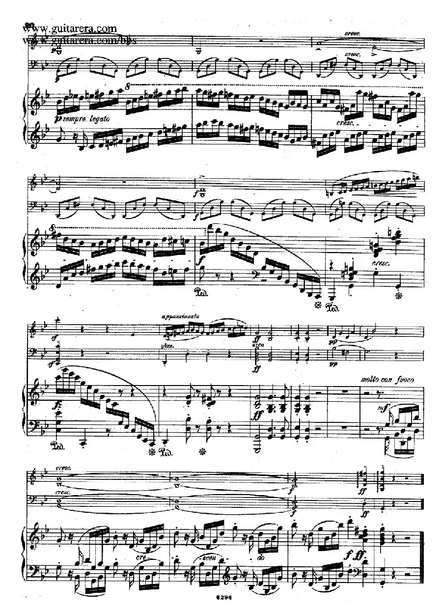 Piano Trio in g Minor Op.8（g小调钢琴三重奏）