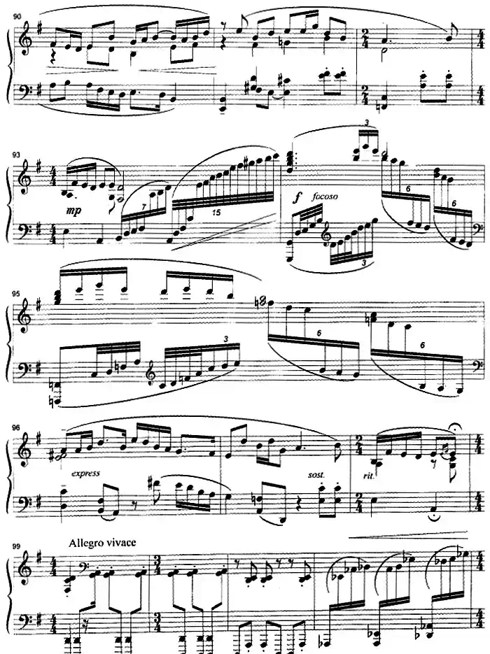 秧歌（选自《山东组曲第二号》之四）