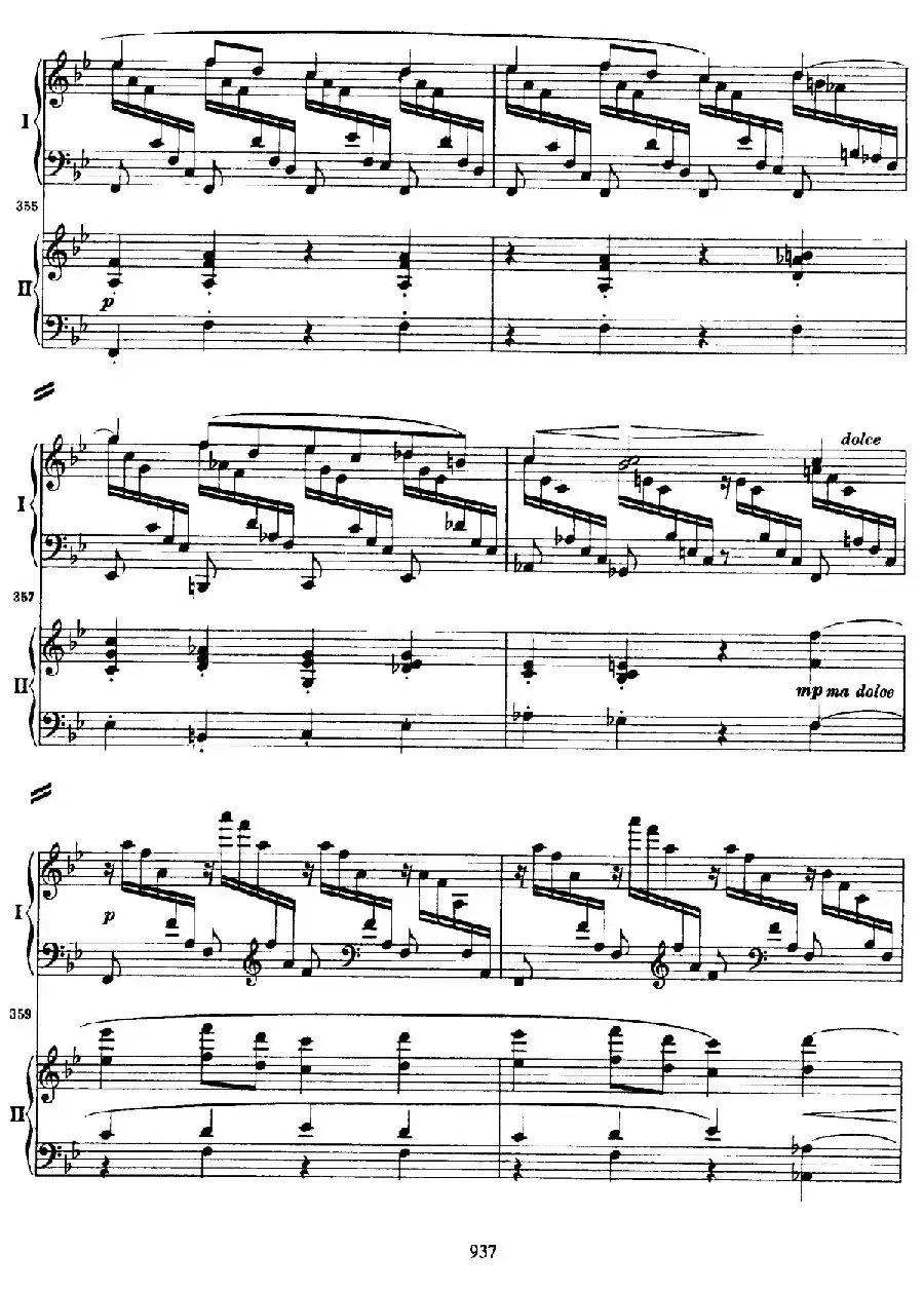 降B大调第二钢琴协奏曲 （P31——40）