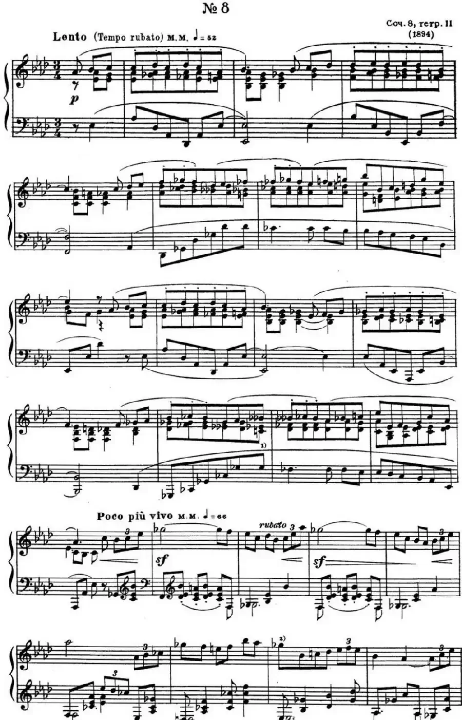 斯克里亚宾 钢琴练习曲 Op.8 No.8 Alexander Scriabin Etudes