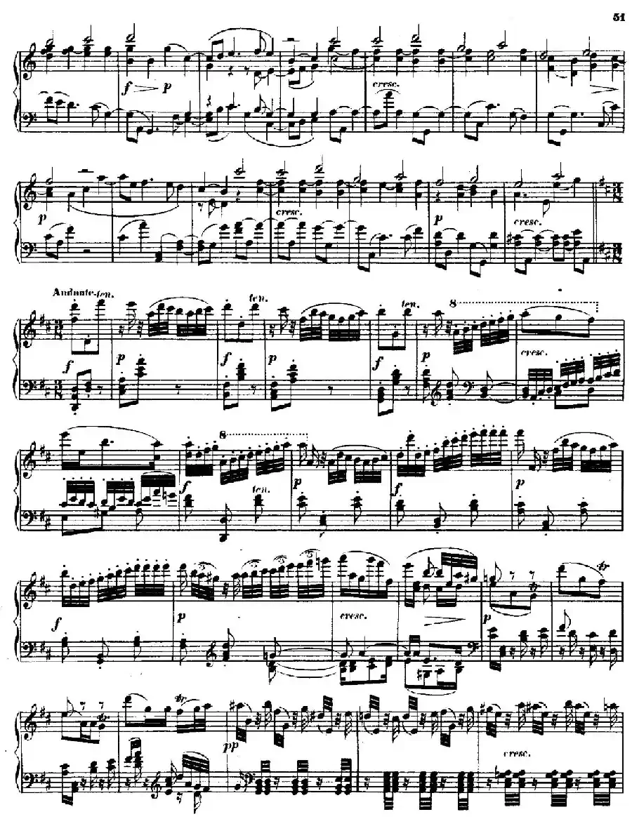 String Quartet No.15 in a Minor Op.132（a小调第十五弦乐四重奏·钢琴独奏版）