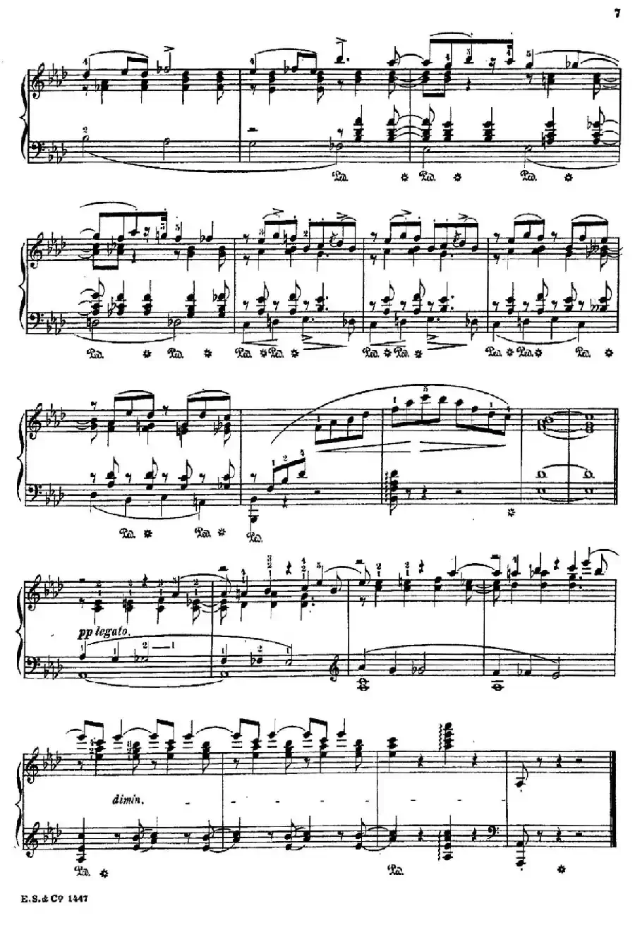 Albumblatt Op.2（纪念册的一页·莫什科夫斯基 作曲版）