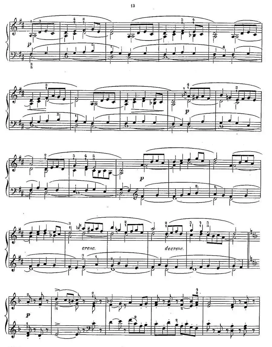 Album f the Young Op·62（6· 加沃特舞曲 Gavotte，d小调）