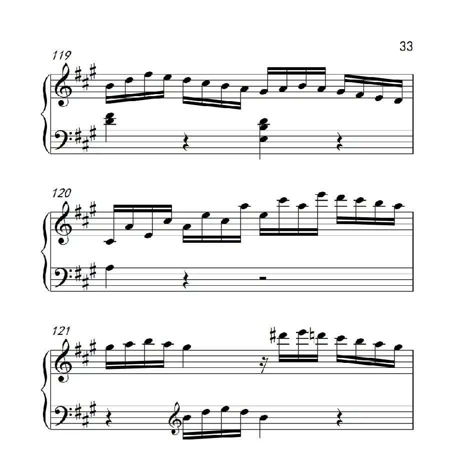 奏鸣曲 Opus 2 Nr.2 第四乐章(贝多芬奏鸣曲集 1)