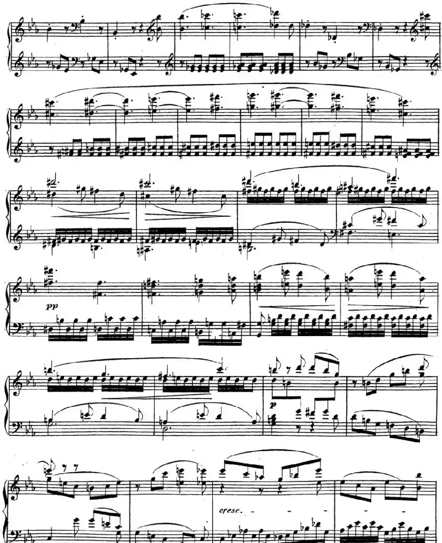 贝多芬钢琴奏鸣曲26 告别 降E大调 Op.81a E-flat major