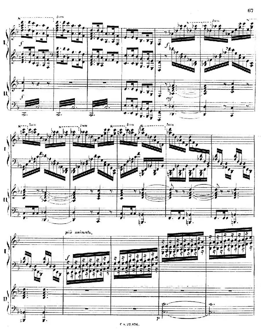 Piano Concerto No.2 in F Major Op.35（F大调第二钢琴协奏曲·Ⅱ·双钢琴）