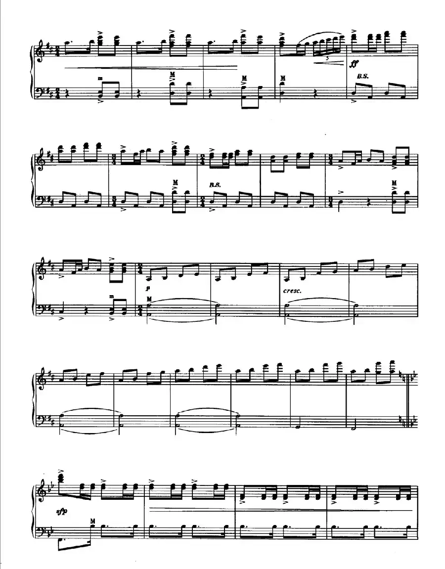 保卫黄河（曹子平编曲版）