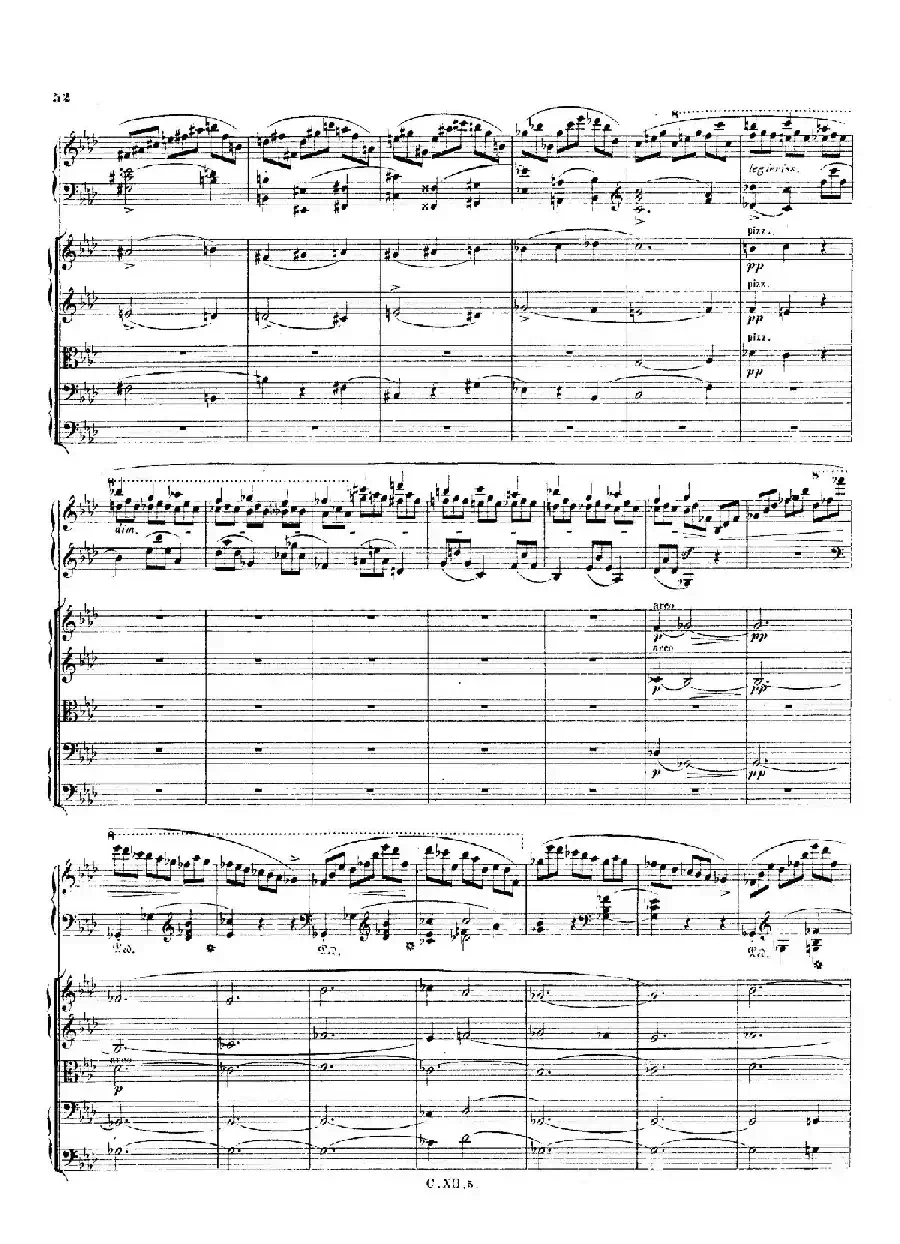 Piano Concerto No.2 in f Minor Op.21（f小调第二钢琴协奏曲·总谱）
