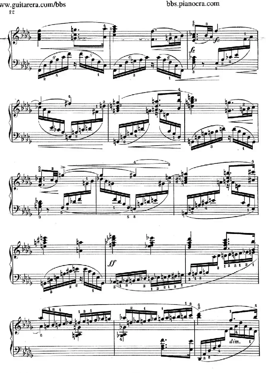 Six Pieces Op.32（6首小品·3. 春之声）