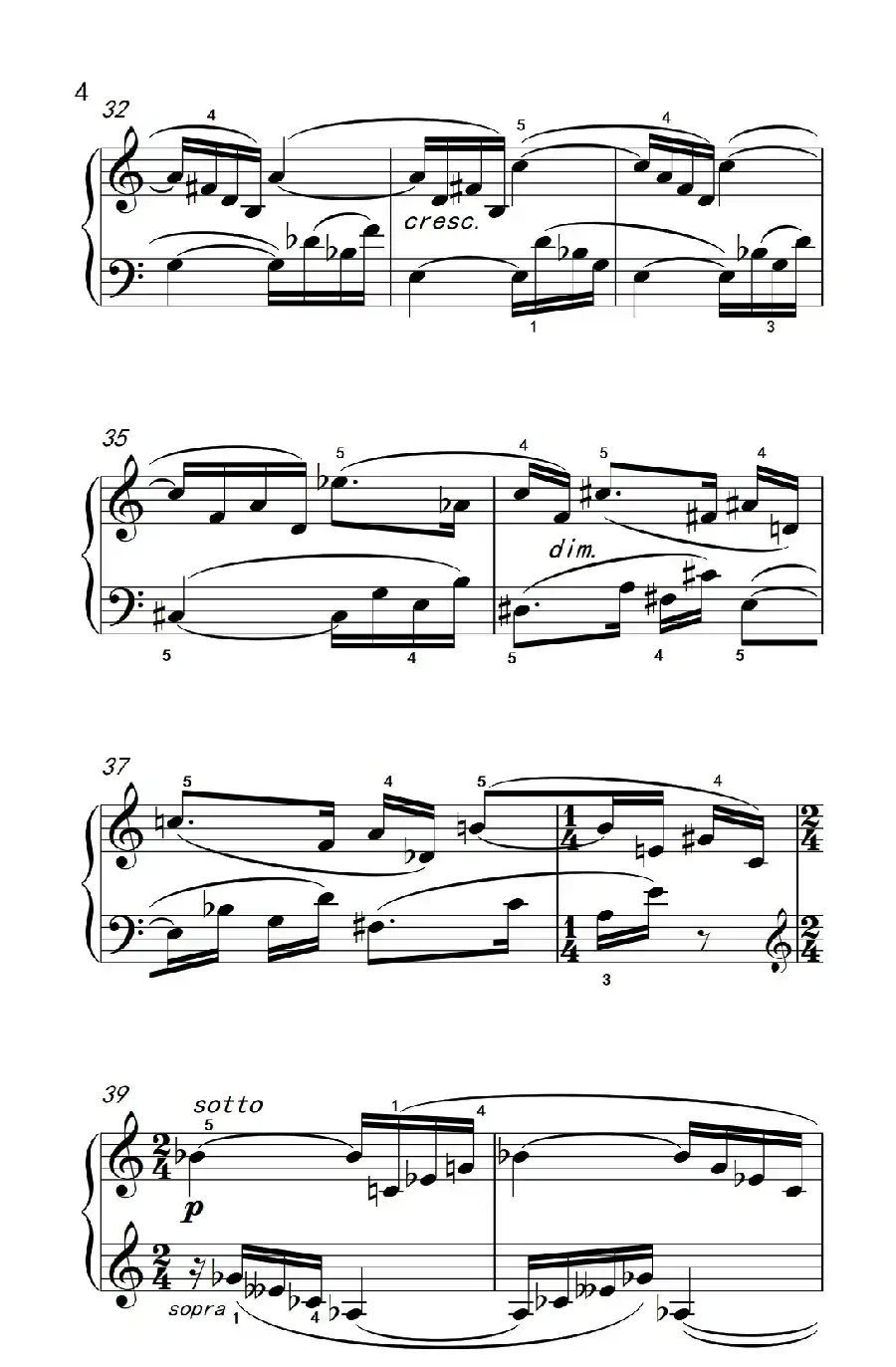 分解琶音（巴托克 小宇宙 钢琴教程 6）