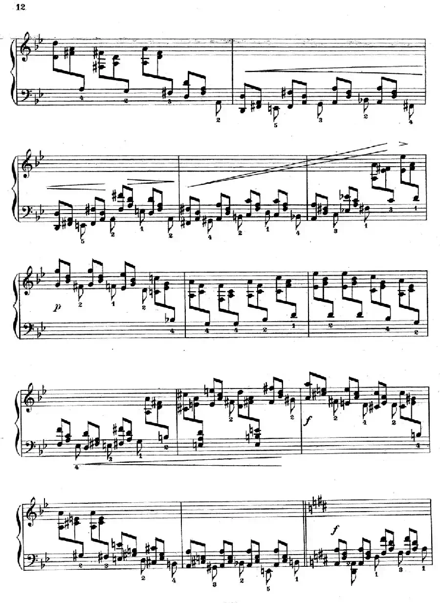 Six Pieces Op.32（6首小品·6. 精灵 ）