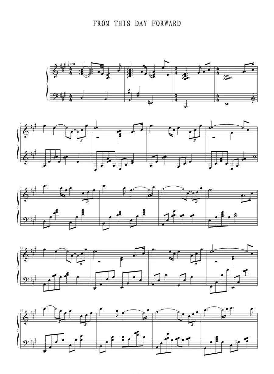 From This Day Forward