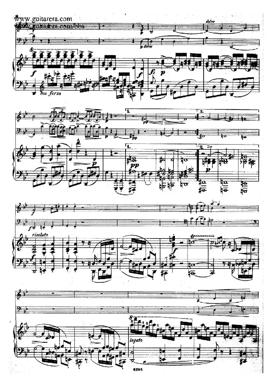 Piano Trio in g Minor Op.8（g小调钢琴三重奏）