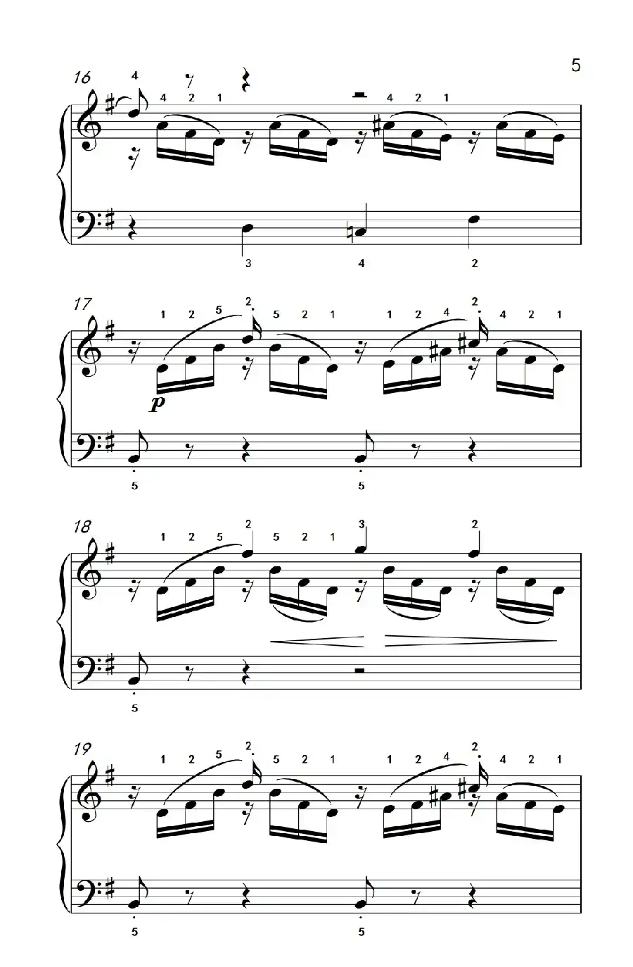 燕子（老年大学 钢琴教程 3）