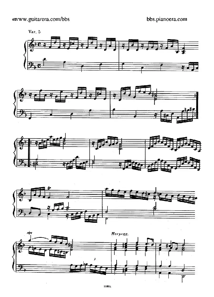 Suite No.3 in d Minor HWV 428（d小调第三组曲）