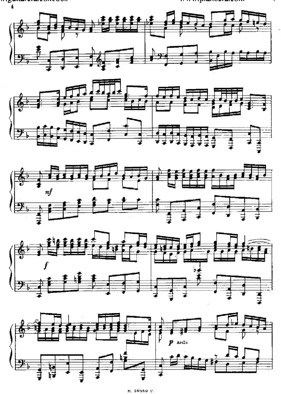 Brandenburg Concerto No.1 in F Major BWV 1046（F大调第一勃兰登堡协奏曲·第一乐章）