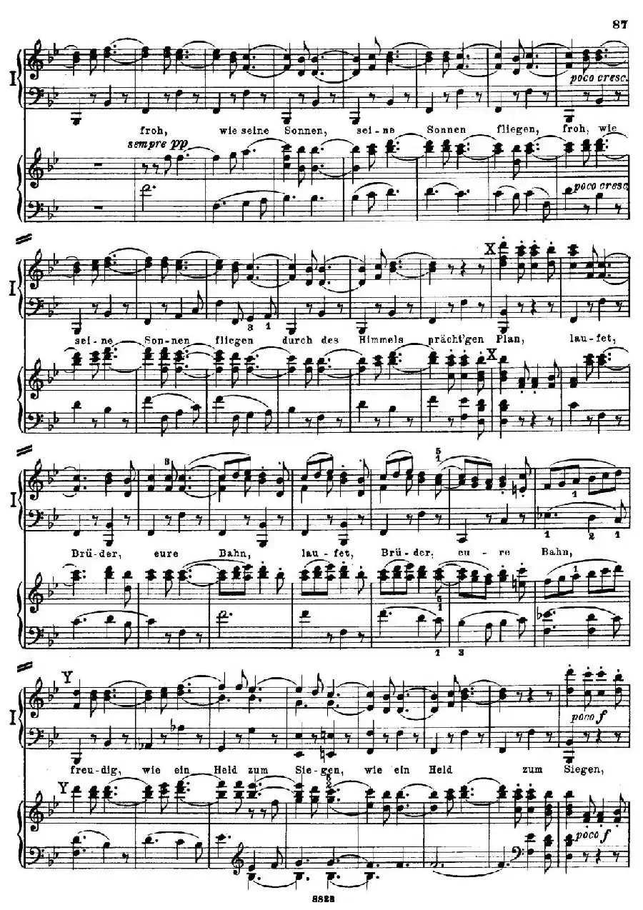 d小调第九交响曲 Op.125（双钢琴P83——92）