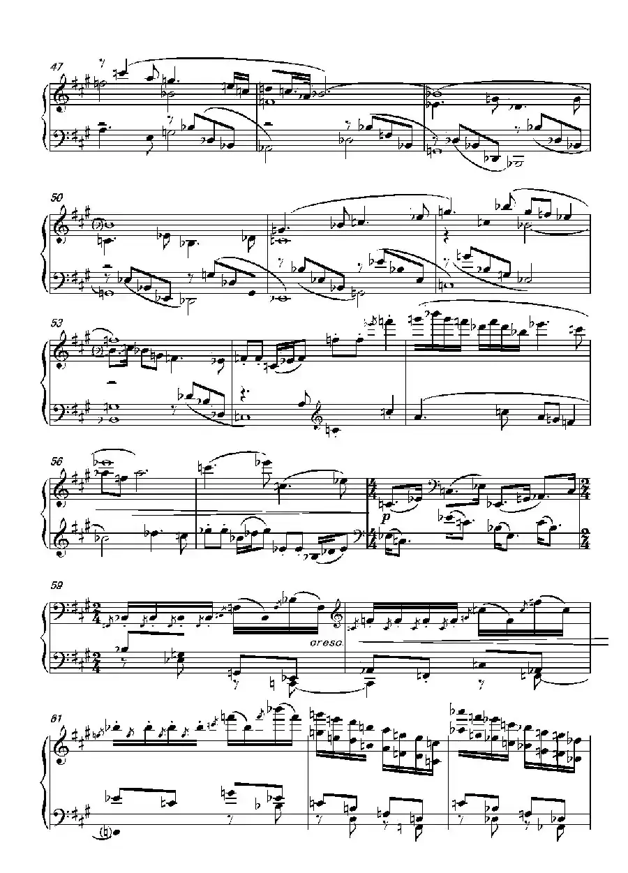 第二十钢琴奏鸣曲(Piano Sonata.20)(中国钢琴作品)