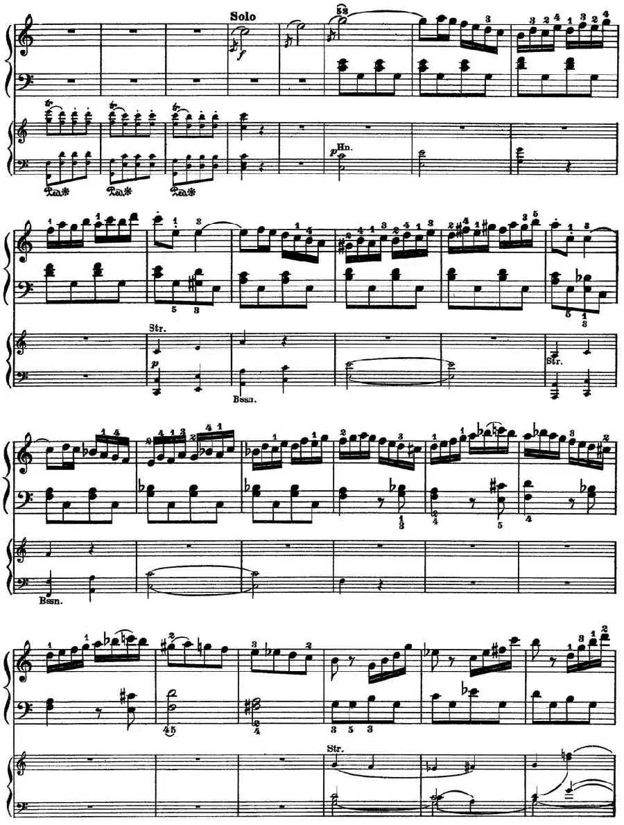 二十八部钢琴协奏曲 No.21（P46-54）