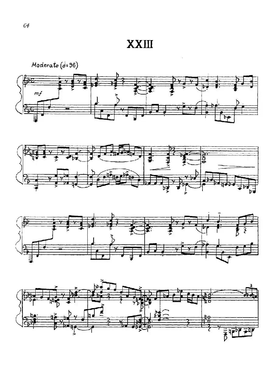24 Preludes Op.53（24首前奏曲·XXⅢ）