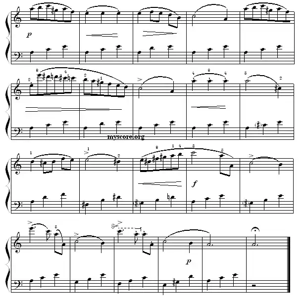 肖邦钢琴小曲：夜曲第一首 