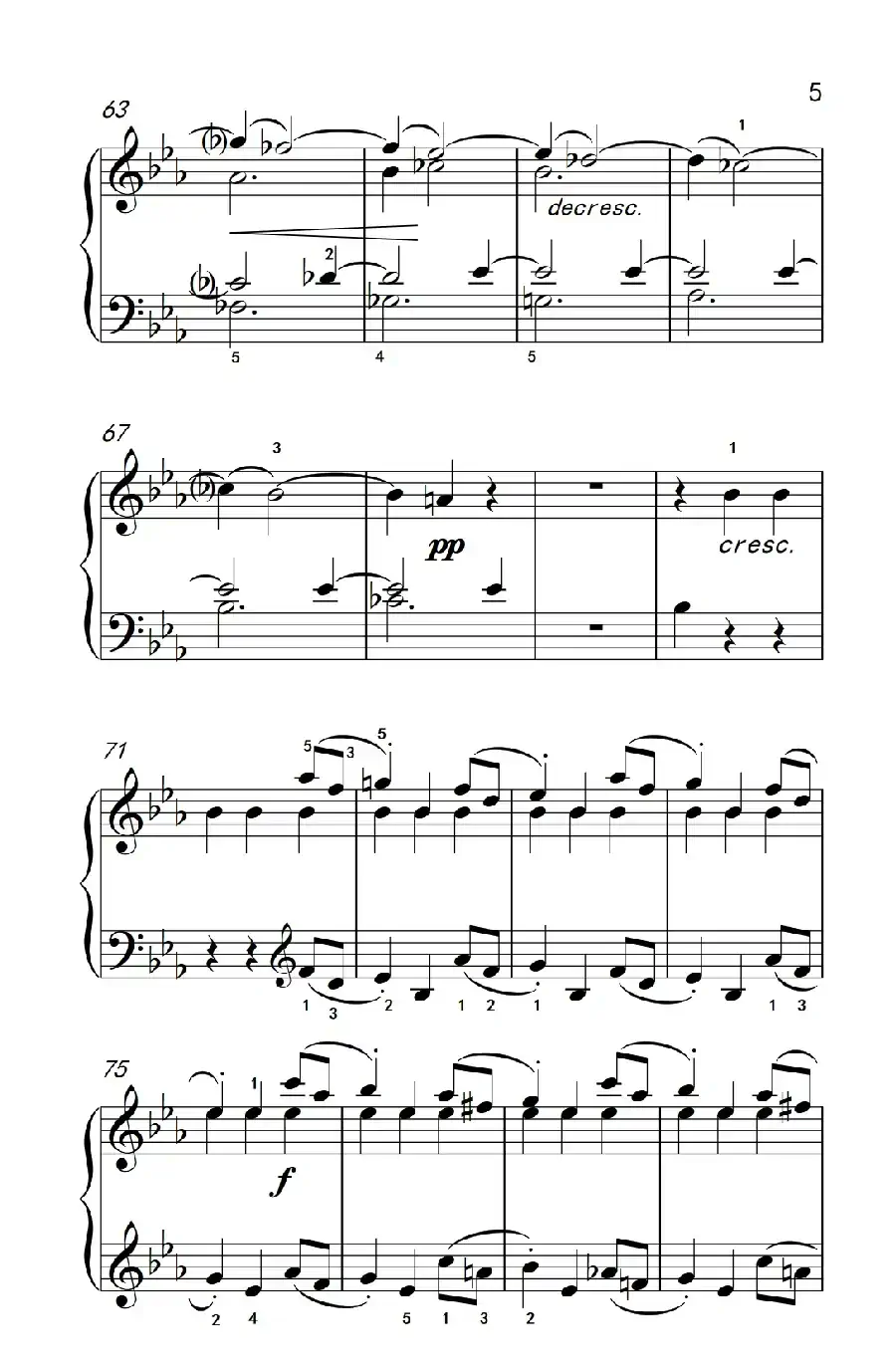 奏鸣曲 Opus 7 第三乐章（贝多芬奏鸣曲集 2）