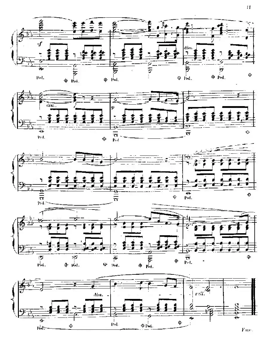 3 Romances Sans Paroles（3首无词浪漫曲·3. 夜晚）