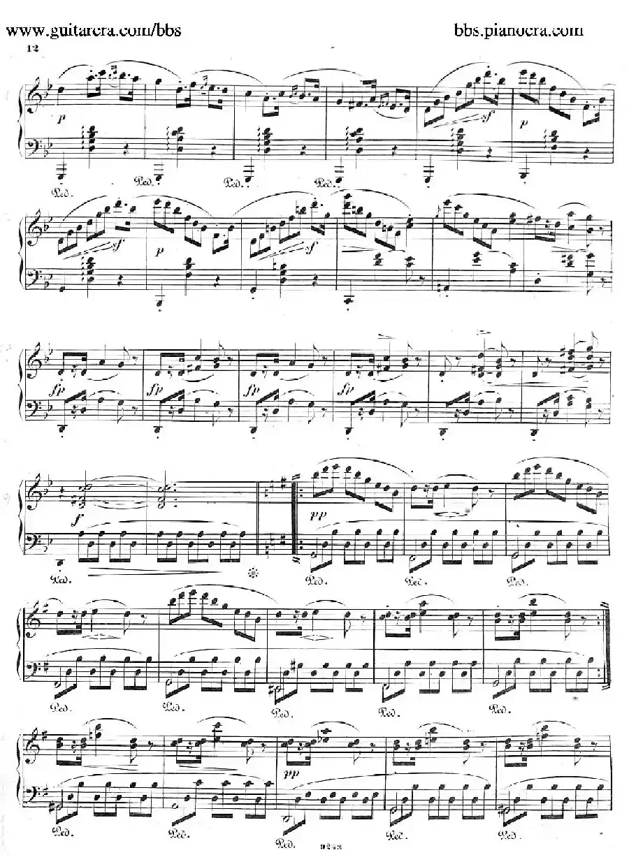 Phantasiestücke Op.31（幻想曲集·4. g小调）