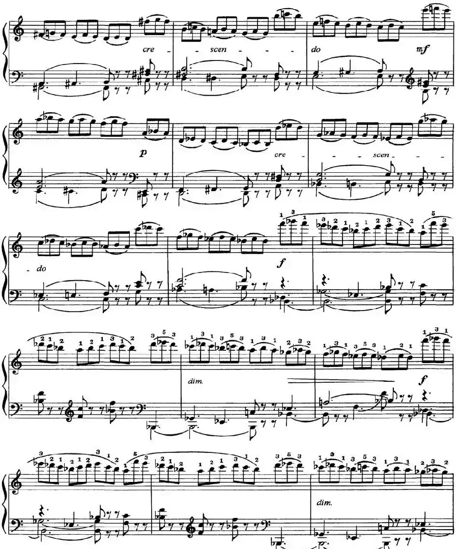 柴可夫斯基18首钢琴小品Op.72（10.Scherzo-fantaisie）