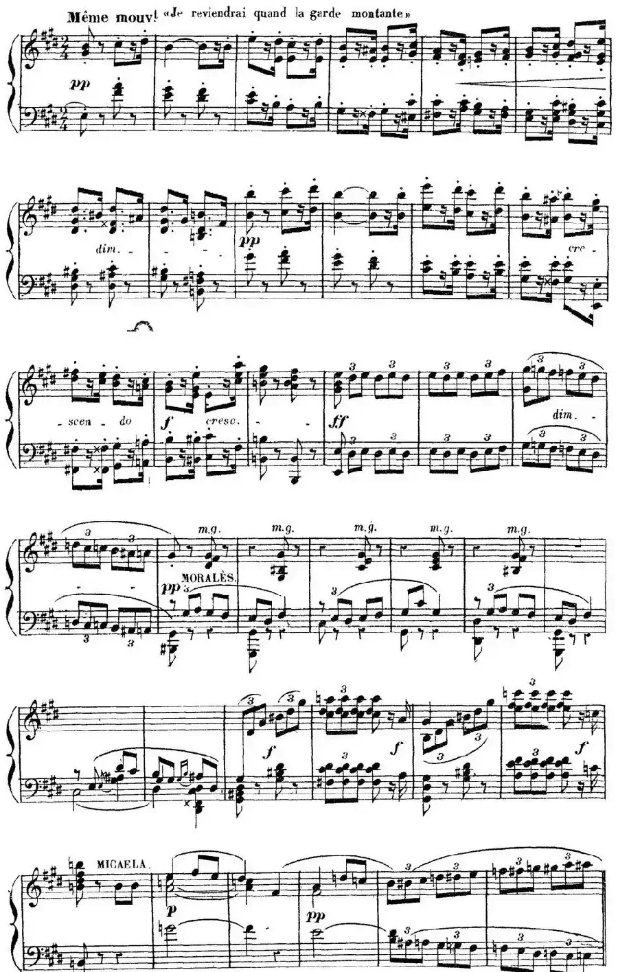 Carmen for Solo Piano（卡门全剧钢琴独奏版）（No.2）
