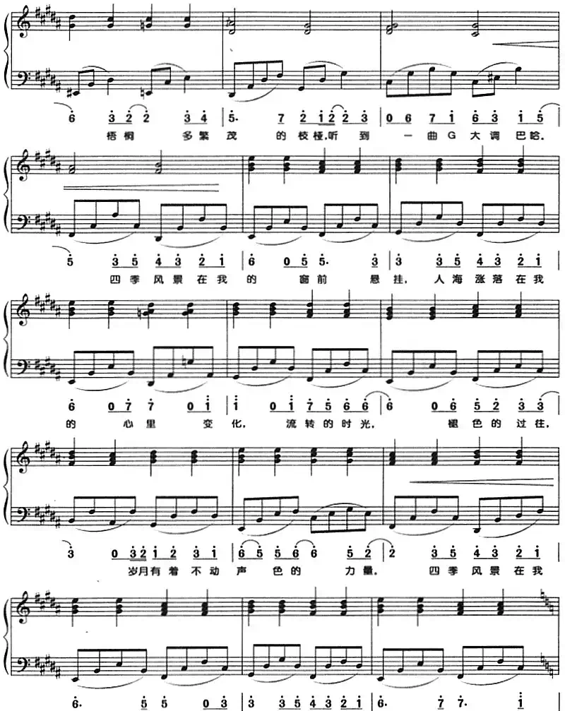 G大调的悲伤（钢琴弹唱）