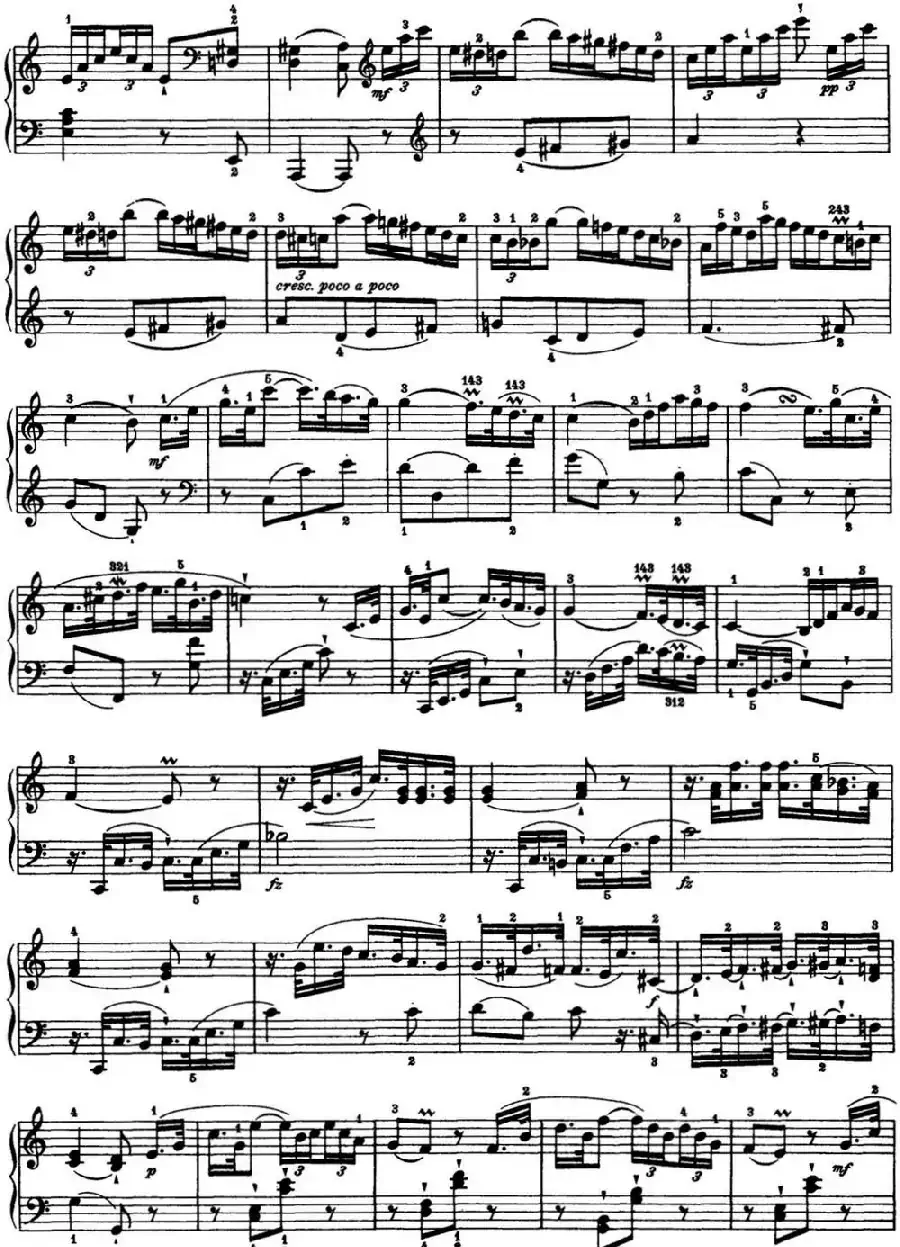 海顿 钢琴奏鸣曲 Hob XVI 21 in C major