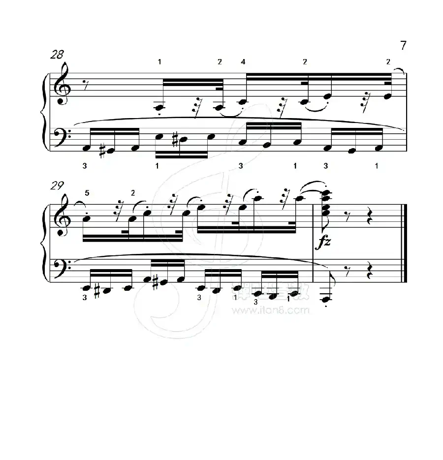 练习曲 5(克拉莫钢琴练习曲60首)