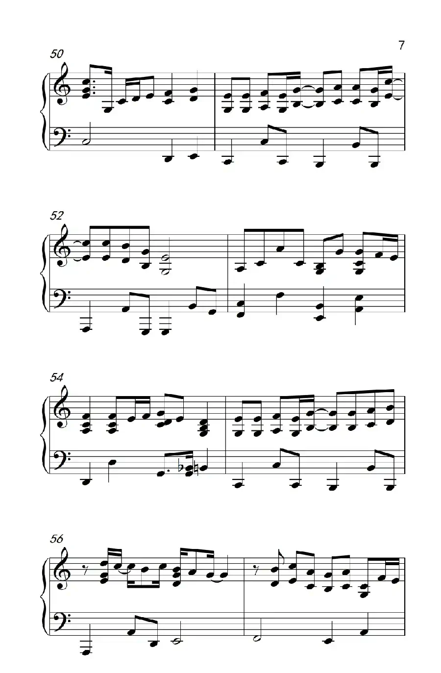 记得(《弹吧音教》制谱版)