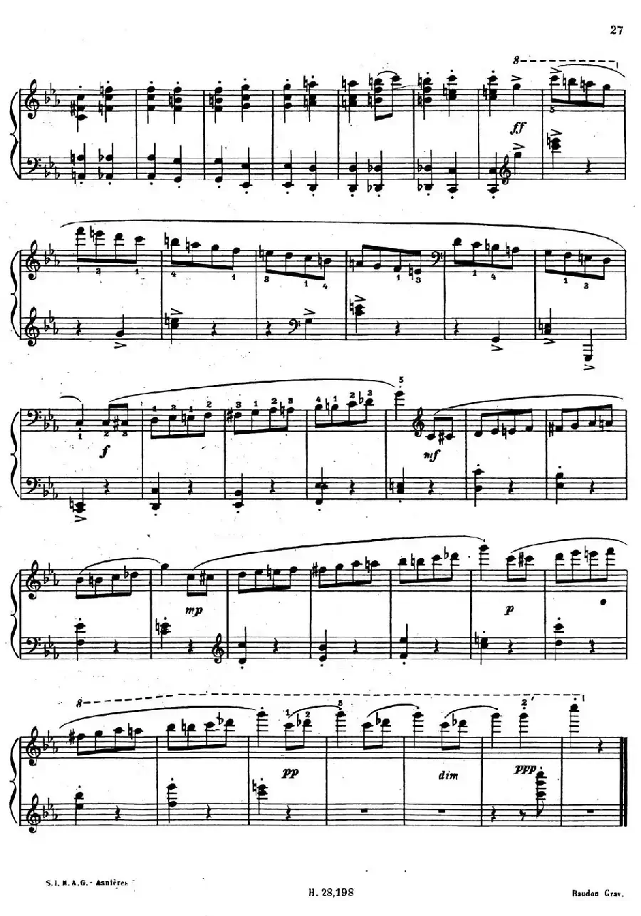 Tcherepnin - 10 Bagatelles Op.5（齐尔品-10首小品·10）