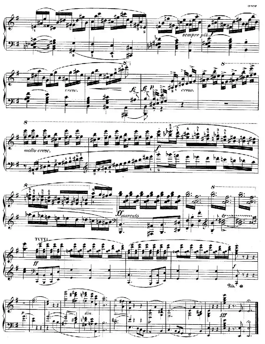 e小调第一钢琴协奏曲 Op.11（钢琴独奏版·第一乐章）