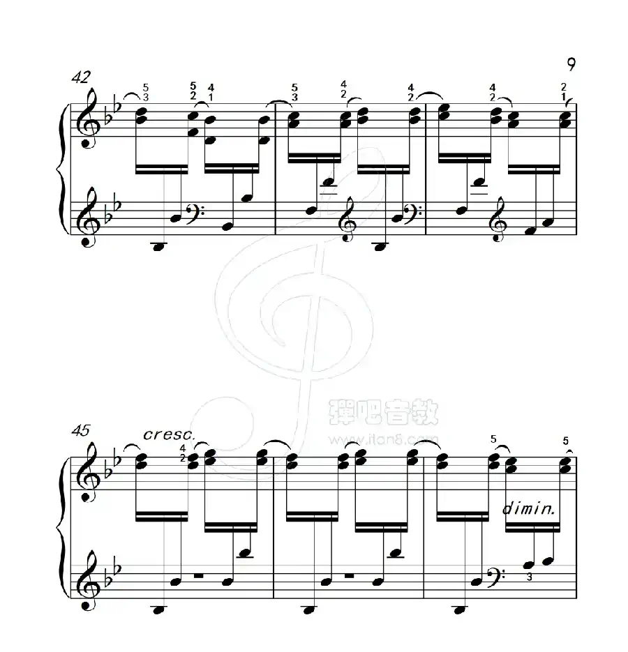 练习曲 42(克拉莫钢琴练习曲60首)