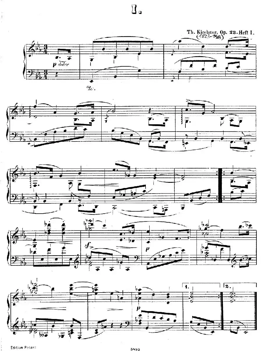 Waltzes Op.23（圆舞曲集·1、降E大调）