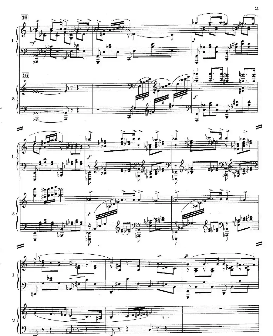 Concerto for 2 Pianos in d Minor（d小调双钢琴协奏曲· 第一乐章）