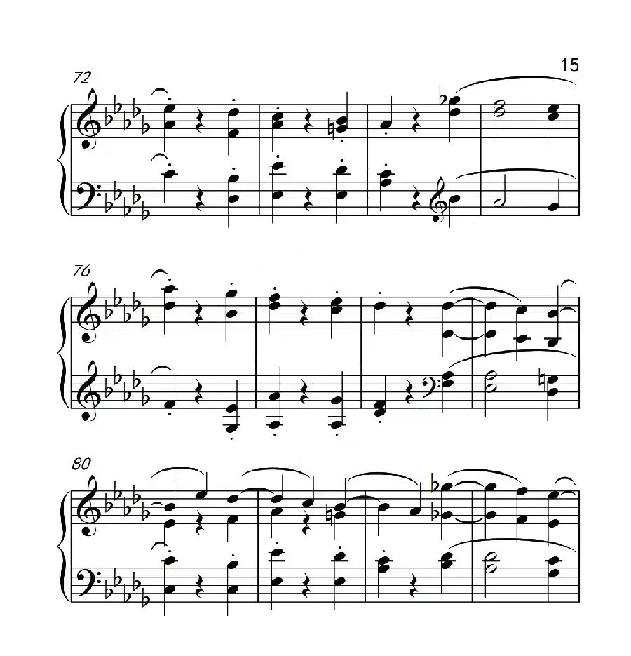 第六级 奏鸣曲(中国音乐学院钢琴考级作品1~6级)