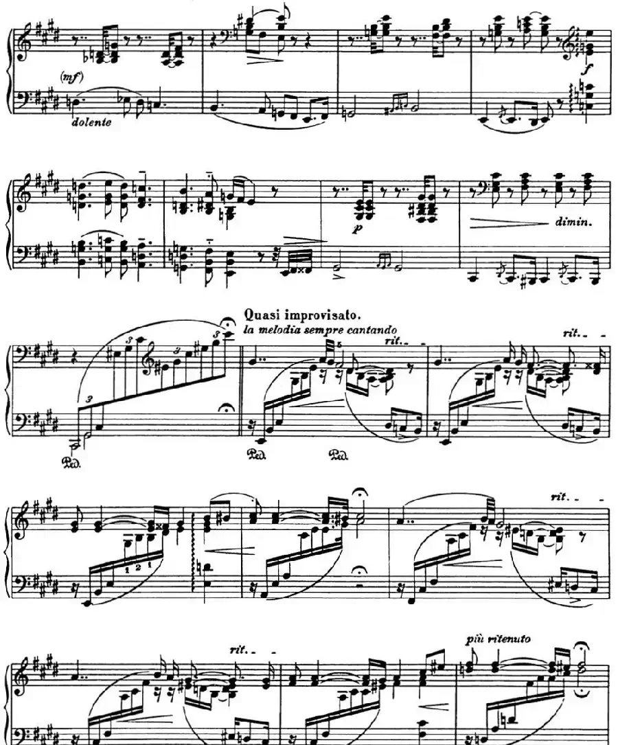 李斯特 匈牙利狂想曲 Hungarian Rhapsodies S.244 No.1