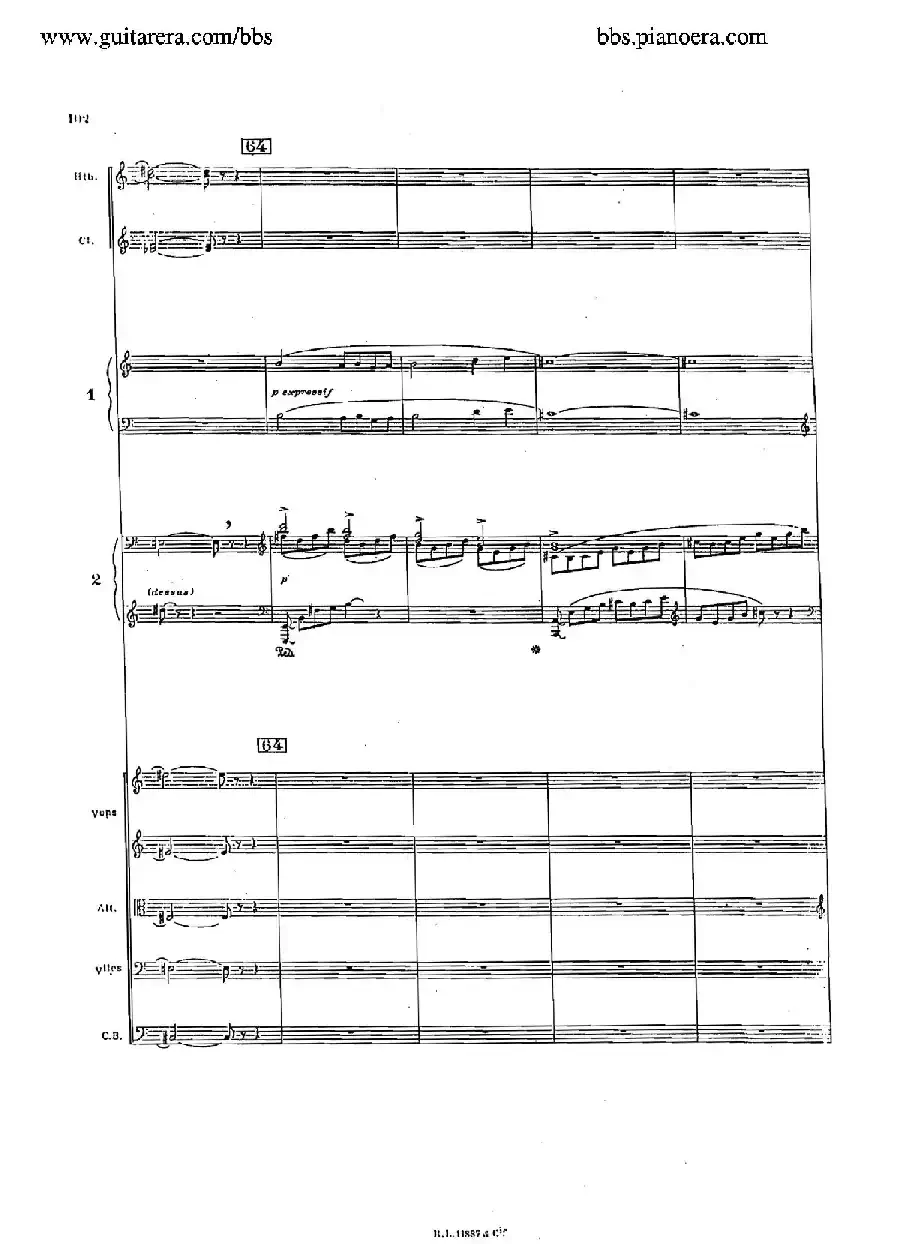 Concerto for 2 Pianos in d Minor（d小调双钢琴协奏曲·总谱）