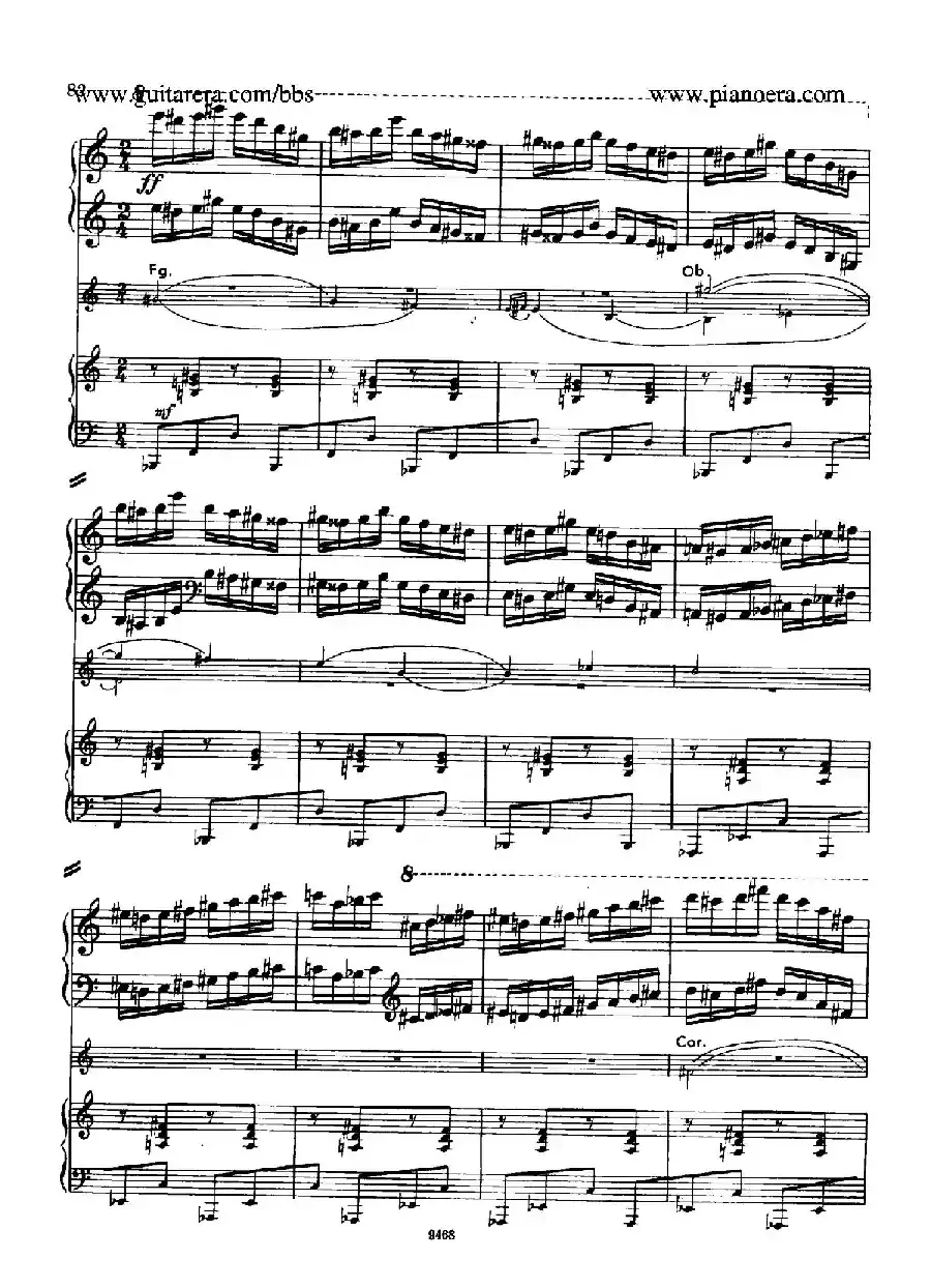Piano Concerto in D-flat Major Op.37（降D大调钢琴协奏曲·Ⅲ·双钢琴）