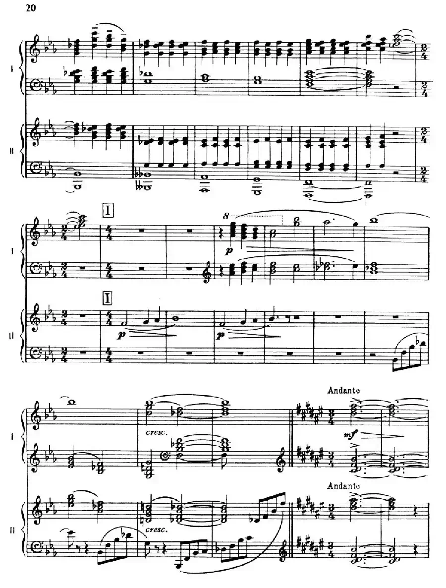 The Planets Op.32（双钢琴）（行星·第二乐章 金星—和平使者）
